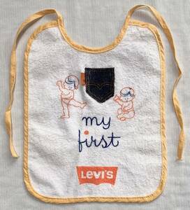 ～80s ビンテージ　Levi's リーバイス　ビブ　my first Levi's マイ ファースト リーバイス　 よだれかけ　オレンジタブ