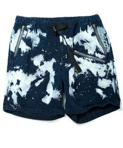 新品 soe Bleach Denim Short Pants ブリーチ ペイント クライミング デニム ショーツ ショートパンツ 1161-60-005 ソーイ