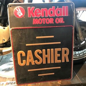【アメリカ ヴィンテージ】Kendall Motor Oil 看板 当時物 