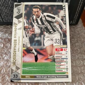 ◆WCCF 2017-2018 フェデリコ・ベルナルデスキ Federico BERNARDESCHI Juventus A 30/51◆