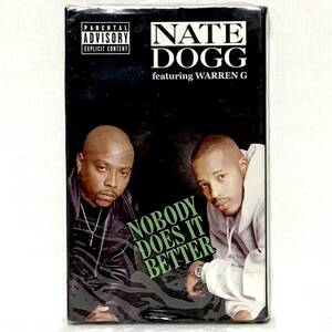 [ cassette ] NATE DOGG feat. WARREN G / NOBODY DOES IT BETTER / 1998 US made single cassette tape unused shield 