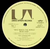 【日12ミニLP】 ストラングラーズ THE STRANGLERS / WHO WANTS THE WORLD / BEAR CAGE / 1980 日本盤 12インチシングル ミニLPレコード 45_画像4