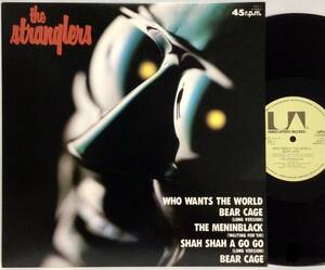 【日12ミニLP】 ストラングラーズ THE STRANGLERS / WHO WANTS THE WORLD / BEAR CAGE / 1980 日本盤 12インチシングル ミニLPレコード 45
