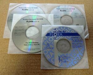 * Hitachi Flora 220W NS3 for Win XP Pro recovery CD set *