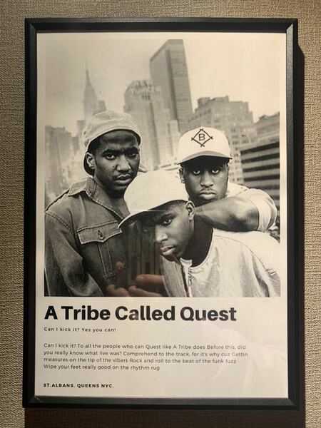 A TRIBE CALLED QUEST トライブ A4 ポスター 額付 Ⅱ