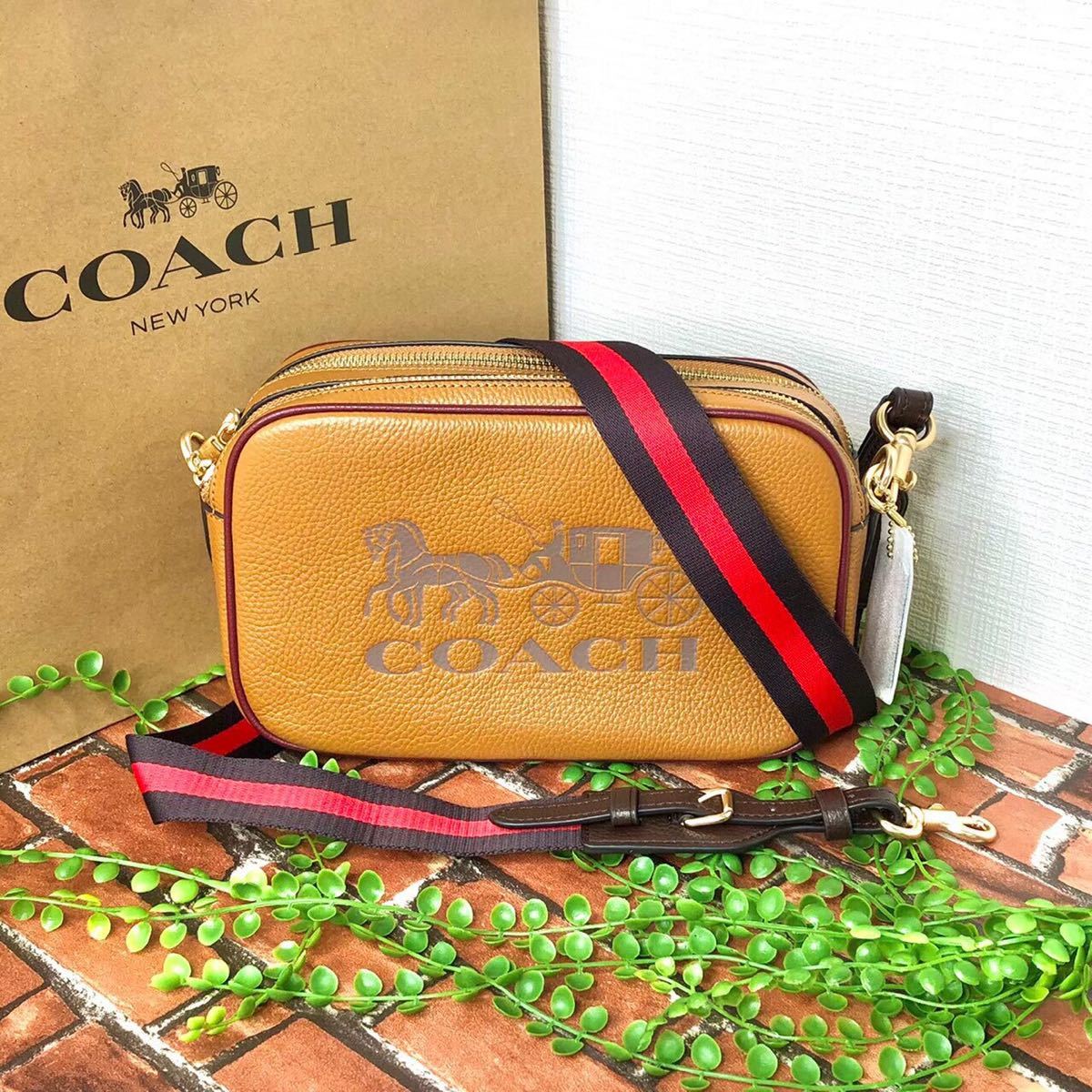 新品》COACH ショルダーバッグ 馬車ロゴ(大) ブラウン|PayPayフリマ