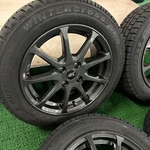 溝ありスタッドレス　175/65R15 100-4H アクアヤリスルーミータンクトール　4本セット　15×6J+45 美品　良品　倉庫保管_画像3