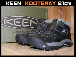 特価即決 【未使用】 KEEN ★ KOOTENAY 防水 ブーツ 21cm ★ キーン 防水透湿メンブレン ウォータープルーフレザー 防滑ソール 箱付き