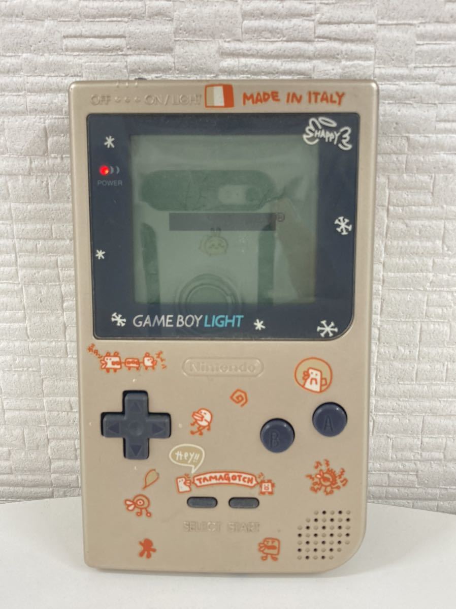 アウトレット通販売 美品 ゲームボーイライト 本体 ゴールド 箱説付き