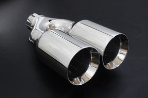 [ free shipping ]s Lee Cat's tsu made muffler cutter [100Φ genuine jpy dual 4 pipe out for inner punching ]