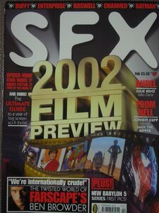 SFX #87 February 2002 (Future) SF系映画、テレビシリーズ専門誌