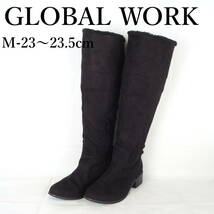 EB2421*GLOBAL WORK*グローバルワーク*レディースブーツ*M-23〜23.5cmcm*黒*_画像1