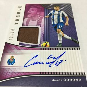 ★2018-19PANINI TREBLE ヘスス・コロナ　ポルト　直筆サイン　ジャージカード199枚限定★即決