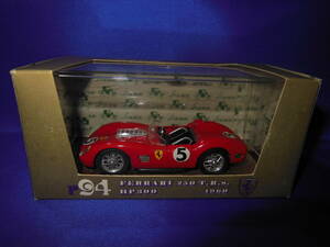 1/43　BRUMM　フェラーリ　FERRARI　250　TRS　T.R.S.　1960年　NO.5　RED　イタリア製　MADE IN ITALY