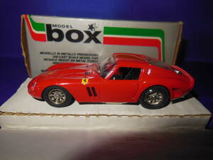 1/43　入手困難　紙箱ver.　BOX MODEL　フェラーリ　FERRARI　250GTO　1962年　RED　イタリア製　MADE IN ITALY