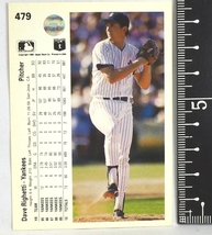 Upper Deck 90 #479【Dave Righetti(Yankees)】1990年MLBメジャーリーグ野球カードBaseball CARDアッパーデック ベースボール【送料込】_画像2