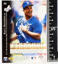 1995 Upper Deck #322【Raul Mondesi(Dodgers)】95年MLBメジャーリーグ野球カードBaseball CARDアッパーデック ベースボール【送料込】_画像2