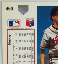 Upper Deck 1991 #460【Charlie Leibrandt(Braves)】91年MLBメジャーリーグ野球カードBaseball CARDアッパーデック ベースボール【送料込】_画像3