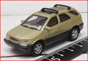 Hongwell[LEXUS Lexus RX300 Gold ] approximately 1/72 minicar # Hongwell [ body only ] including carriage 
