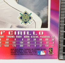 FLEER Skybox EX2000 #26【Jeff Cirillo(MILWAUKEE BREWERS・3B)】1997年MLBメジャーリーグ野球カードBaseball CARDフリーア【送料込】_画像3