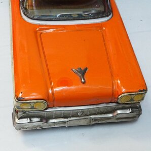 Asahi【58 Oldsmobile 98 Sedan オールズモビル セダン 橙フリクション動作不良】ブリキ tin toy car 自動車 ATC 旭玩具アサヒ【箱無】0319の画像3