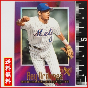 FLEER Skybox EX2000 #87【Rey Ordonez(NEW YORK METS・SS)】1997年MLBメジャーリーグ野球カードBaseball CARDフリーア【送料込】