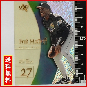 FLEER Skybox EX-2001 #76【Fred McGriff(TAMPA BAY DEVIL RAYS)】1998年プラ製MLBメジャーリーグ野球カードBaseball CARDフリーア送料込