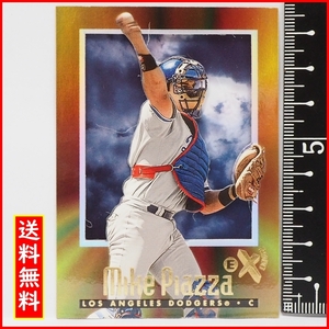 FLEER Skybox EX2000 #82【Mike Piazza(LOS ANGELES DODGERS・C)】1997年MLBメジャーリーグ野球カードBaseball CARDフリーア【送料込】