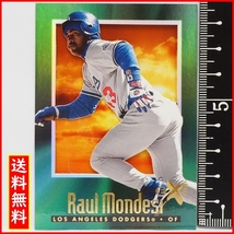 FLEER Skybox EX2000 #80【Raul Mondesi(LOS ANGELES DODGERS・OF)】1997年MLBメジャーリーグ野球カードBaseball CARDフリーア【送料込】_画像1