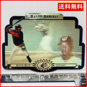 Upper Deck SPX #21【Manny Ramirez(INDIANS)】1996年DIE CUT 3DレンチキュラーMLBメジャーリーグ野球カードBaseball CARD【送料込】