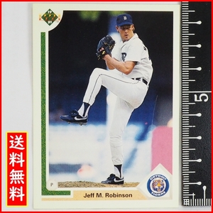 Upper Deck 1991 #676 [Джефф Робинсон (Тайгерс)] 91 MLB Главная лига бейсбола Бейсбольная карточка CARD Верхняя палуба бейсбола [Доставка включена]