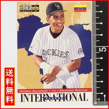 1996 Upper Deck Collector's Choice 341 International Flavor【Andres Galarraga(Rockies)】アッパーデック96年メジャーリーグ野球カード_画像1