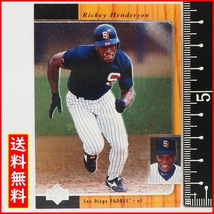 1996 Upper Deck SP #159【Rickey Henderson(Padres)】96年MLBメジャーリーグ野球カードBaseball CARDアッパーデック ベースボール送料込_画像1
