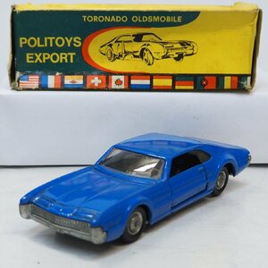 POLITOYS EXPORT N.567【TORONADO OLDSMOBILE オールズモビル トロネード青ブルー】イタリア製ミニカー■ポリトーイ【箱付】送料込