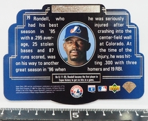 Upper Deck SPX #39【Rondell White(EXPOS)】1996年DIE CUT 3DレンチキュラーMLBメジャーリーグ野球カードBaseball CARD【送料込】_画像3