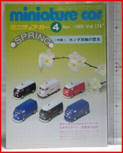 NMCC月刊ミニチュア・カー 1983年4月号 No.174 ミニカー専門誌