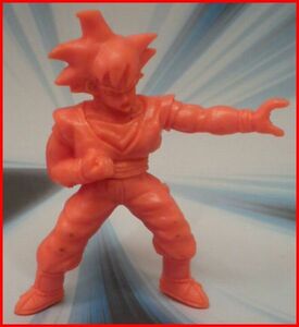 送料込【中古】バンダイ★ドラ消し★ドラゴンボールZ消しゴム人形■孫悟空(スカウターバトル?)■橙