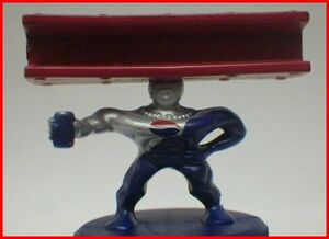  including carriage [ used ] Pepsi * Pepsiman PEPSI-MAN* bottle cap figure [UNBELIEVABLE!] iron .. head on . direct .#