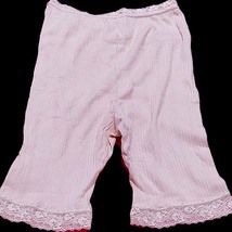 【未使用】【3L】ピンク アンダーウェア レディース 3分丈パンツ インナーパンツ 下着 肌着 ボトム インナー ひざ上 2枚セット 綿100%_画像3