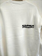 XXL【限定】-「ANTIBRAND」ヘビーWトレーナー10z/wht-D_画像8