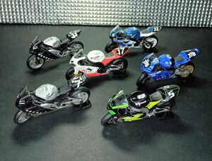 鈴鹿8耐シリーズ 1/32 バイクフィギュア 6台セット