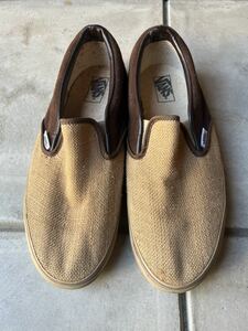 VANS ヴァンズ スリッポン ビンテージ スリッポンスニーカー サイズUS10.5 28.5cm 中古