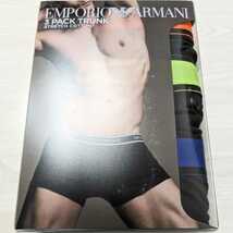 EMPORIO ARMANI エンポリオアルマーニ BOLD MONOGRAM ロゴバンド 前閉じ ボクサーパンツ メンズ 3枚組 54077177 アソートセット M_画像5