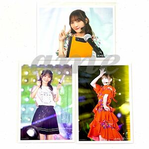 《乃木坂46》公式グッズ 生写真 3枚 コンプ　田村真佑　真夏の全国ツアー2022 LIVE セレクト生写真　ライブTシャツ 4期生ライブ衣装