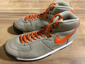 美品、レア! NIKE ナイキ AIR APPROACH エアアプローチ ベージュ/オレンジ 27.5cm US9.5 ACG MAGMA マグマ ラバドーム トレッキング 登山靴