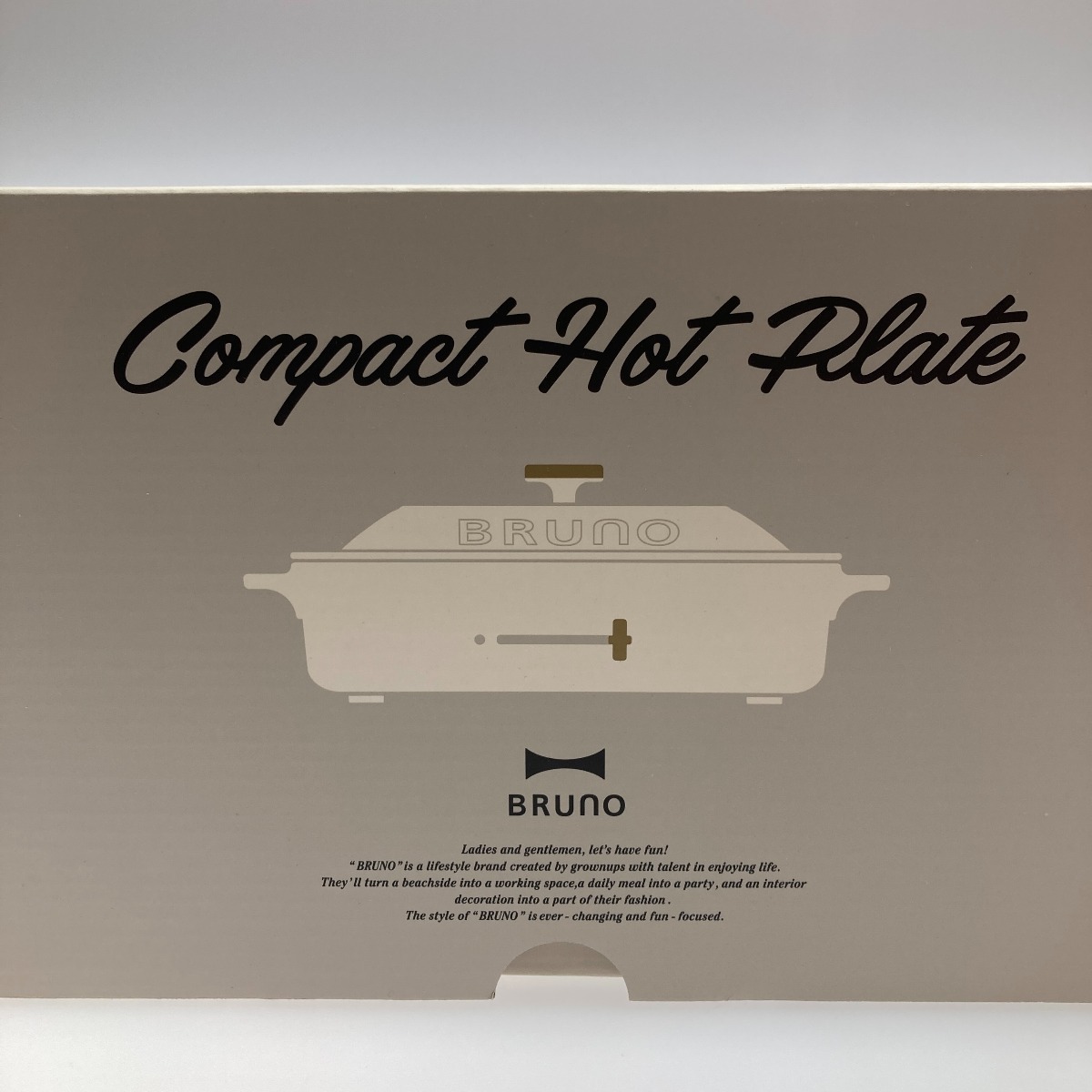 新品　BRUNO（ブルーノ） コンパクトホットプレート　ホワイト