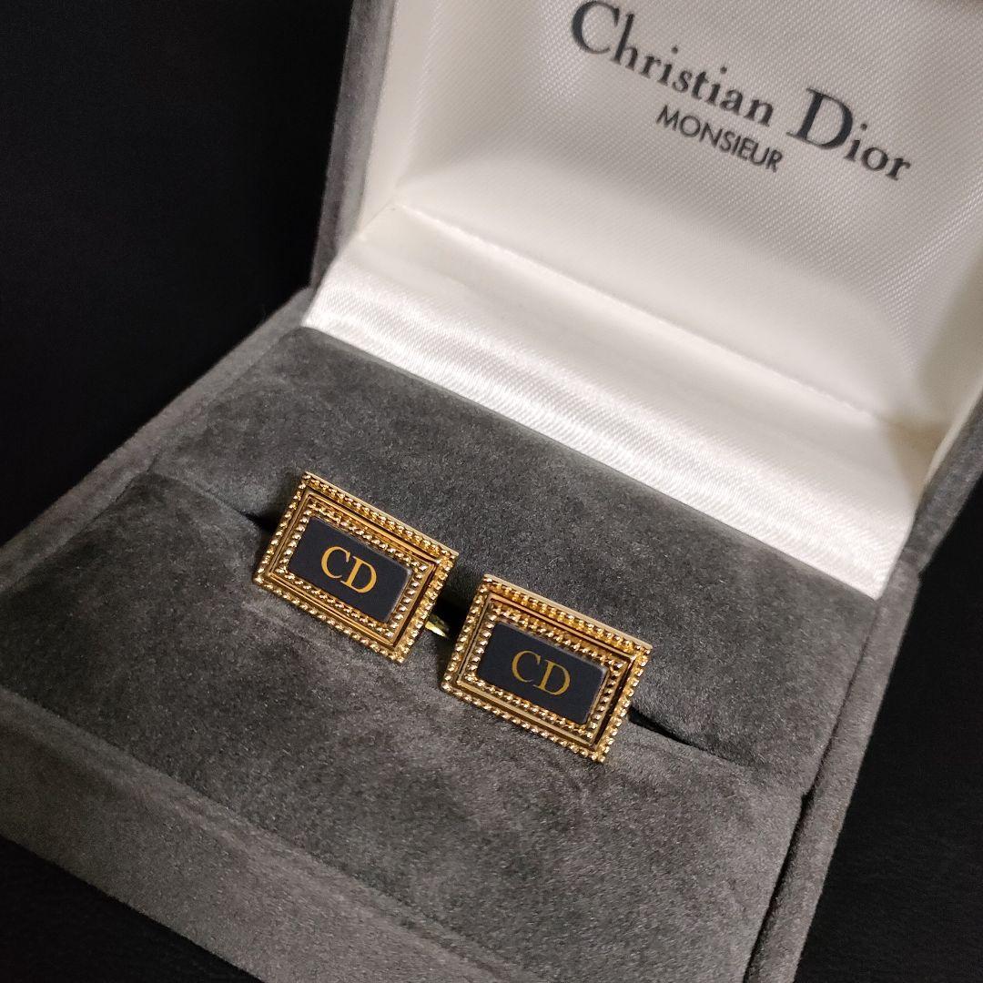 極美品】Dior ディオール ピアス シルバー 翼 ウイング 羽 Diorロゴ 