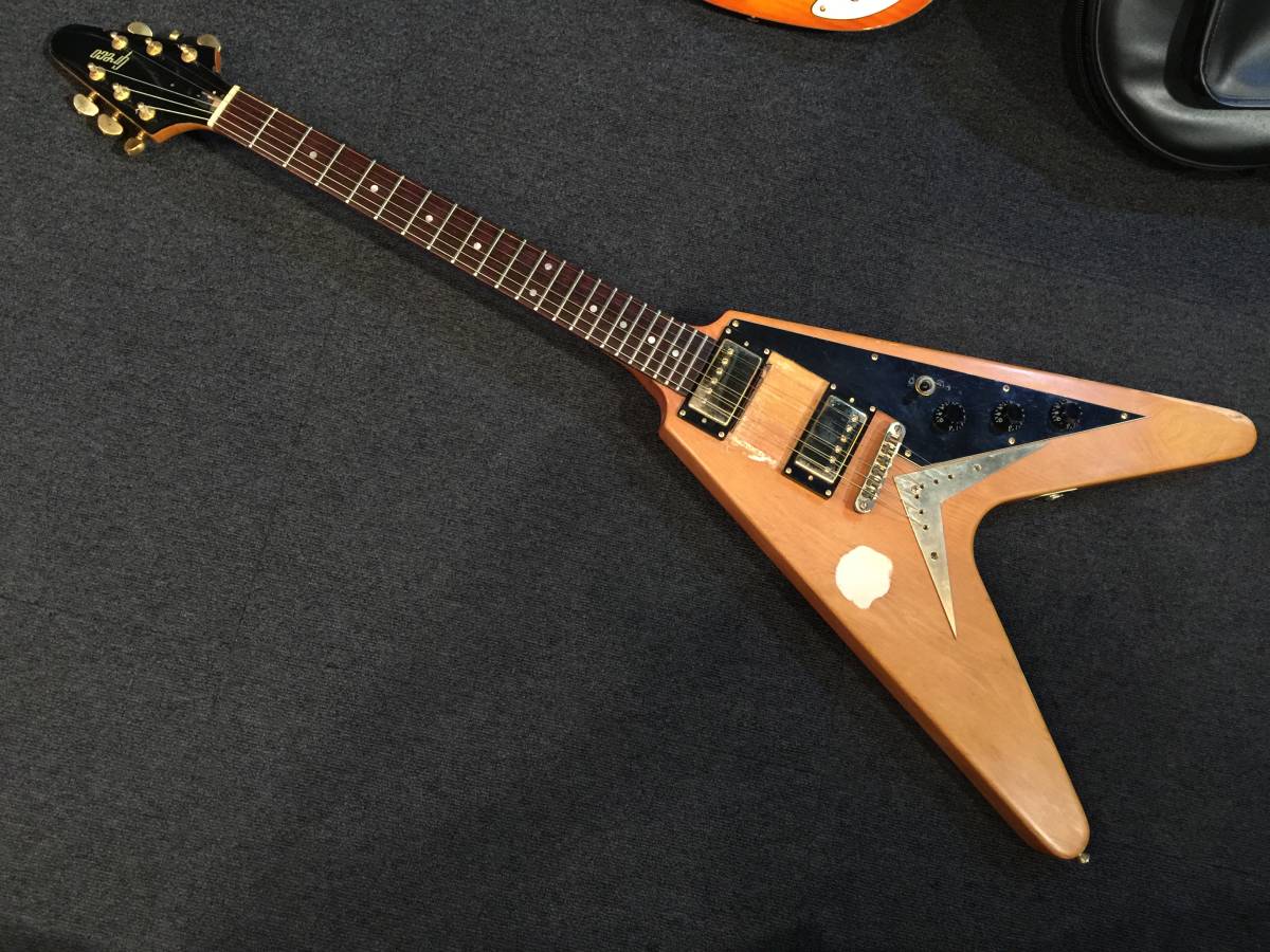 Brian by Bacchus 極上! 1958 フライング Flying V 美品 ディープ ...
