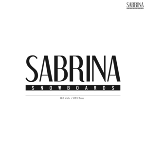 【SABRINA】サブリナ★02★ダイカットステッカー★切抜きステッカー★JPN3★8.0インチ★20.3cm