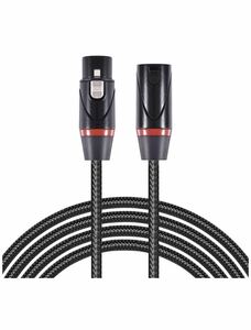  microphone cable XLR male - female cable 21AWG 5ft Mike 